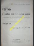 VĚSTNÍK ČESKÉHO ZEMĚDĚLSKÉHO MUSEA - Mitteilungen des Tschechischen Landwirtschaftlichen Museums - Ročník XIV - XV - XVI (Konvolut) - Kolektiv - náhled
