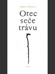 Otec seče trávu - náhled