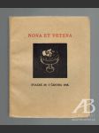 Nova et Vetera, svazek 29. v červnu 1918 - náhled