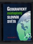 Geografický místopisný slovník světa - náhled