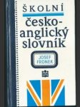 Školní česko-anglický slovník - náhled