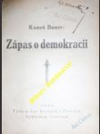 Zápas o demokracii - bauer kuneš - náhled