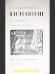 RICHARD III - Historická hra o pětadvaceti scénách - SHAKESPEARE William - náhled