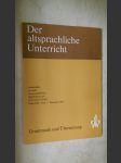 Der altsprachliche Unterricht - Grammatik und Übersetzung 5/1976 - náhled