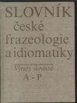 Slovník české frazeologie a idiomatiky - výrazy slovesné a-p - náhled