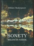 Sonety,  milenčin nářek - náhled