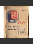 Katalog československých známek od roku 1918-1958 - náhled