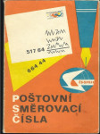 Seznam dodávacích pošt v ČSSR s poštovními směrovacími čísly - náhled