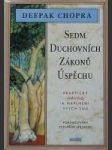 Sedm duchovních zákonů úspěchu - náhled