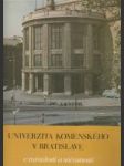 Univerzita Komenského v minulosti a súčasnosti - náhled