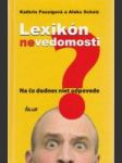 Lexikón nevedomostí - náhled