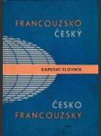 Francouzsko - český, česko - francouzský kapesní slovník                 - náhled
