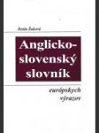 Anglicko - slovenský slovník európskyvh výrazov - náhled