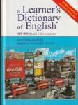 A Learner´s Dictionary of English (slovensko - anglický, anglicko - slovenský slovník) - náhled