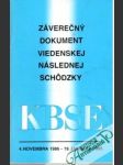 Záverečný dokument viedenskej následnej schôdzky KBSE - náhled