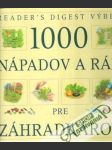 1000 nápadov a rád pre záhradkárov - náhled