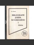 Bibliografie Josefa Škvoreckého - I.Doma - náhled