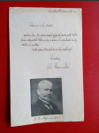 Rudolf Richard Hofmeister rukopis český spisovatel - náhled