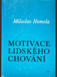 Motivace lidského chování - náhled