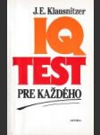 IQ test pre každého - náhled