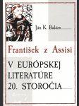 František z assisi v európskej literatúre 20. storočia - náhled