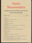 Studia neoaristetolica - ročník 3 (2006) - číslo 1 - náhled
