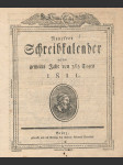 Neuester schreibkalender 1811 - náhled