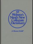 Webster's ninth new collegiate dictionary - náhled