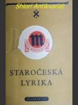 Staročeská lyrika - náhled