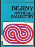 Dejiny antickej dialektiky - náhled