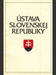 Ústava Slovenskej republiky - náhled