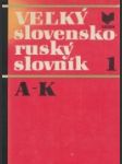 Veľký slovensko- ruský slovník A - K - náhled