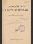 Gyakorlati bányaméréstan - náhled