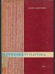 Slovenská štylistika - náhled