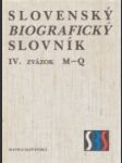 Slovenský biografický slovník  M - Q - náhled