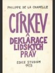 Církev a deklarace lidských práv - náhled