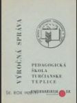 Výročná správa 1970/71 - Pedagogická škola v Turčianskych Tepliciach - náhled