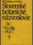 Slovenské botanické názvoslovie - náhled