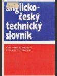 Anglicko - český technický slovník - náhled