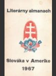 Literárny almanach Slováka v Amerike 1967 - náhled