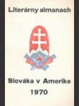Literárny almanach Slováka v Amerike 1970 - náhled