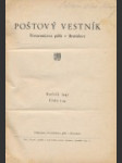 Poštový vestník 1-54 - náhled