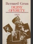 Dejiny operety - náhled