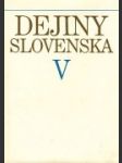 Dejiny Slovenska V. - náhled