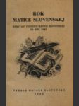 Rok Matice slovenskej, 1942 - náhled