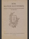 Rok Matice slovenskej 1943 - náhled