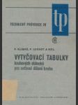 Vytyčovací tabulky kruhových oblouků pro setinné dělení kruhu - náhled