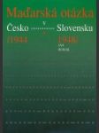 Maďarská otázka v Česko - Slovensku - náhled