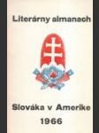 Literárny almanach Slováka v Amerike 1966 - náhled