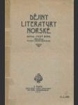 Dějiny literatury norské - náhled